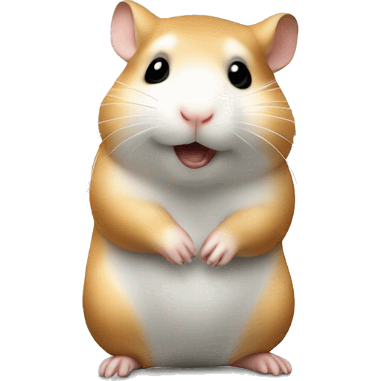 hamster with stock chart emoji