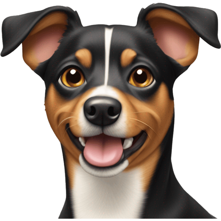 Zwergspitz rehpinscher mix emoji