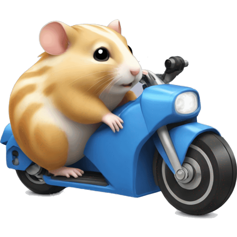 hamster on motorroller emoji