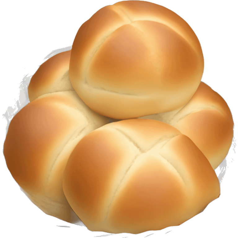 Dinner rolls in a basket emoji