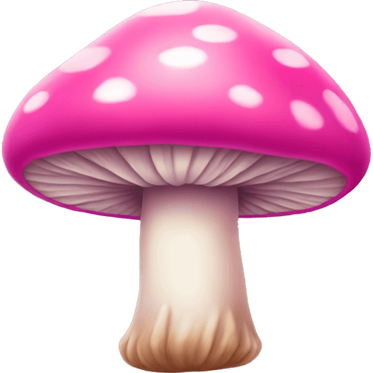 pink mushroom emoji