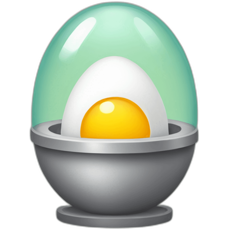 Incubator with egg emoji