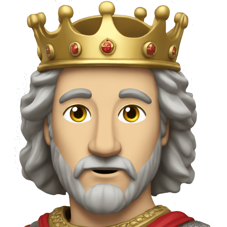 King Richard the lionheart of England statue emoji