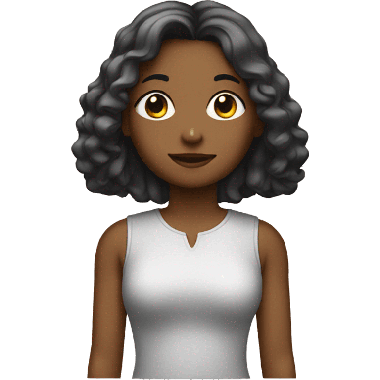 Girl with a boe emoji