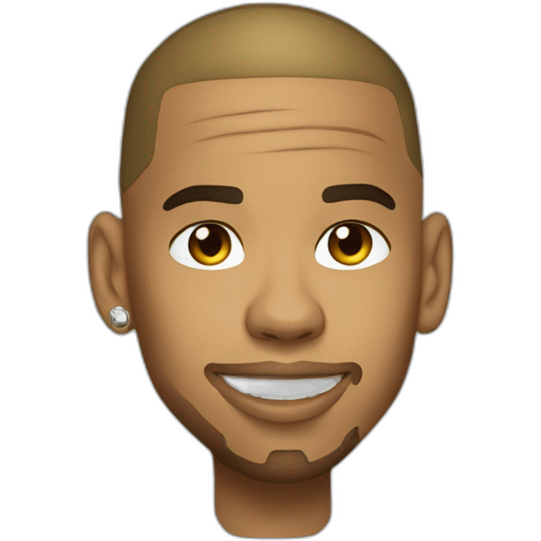 chris brown emoji