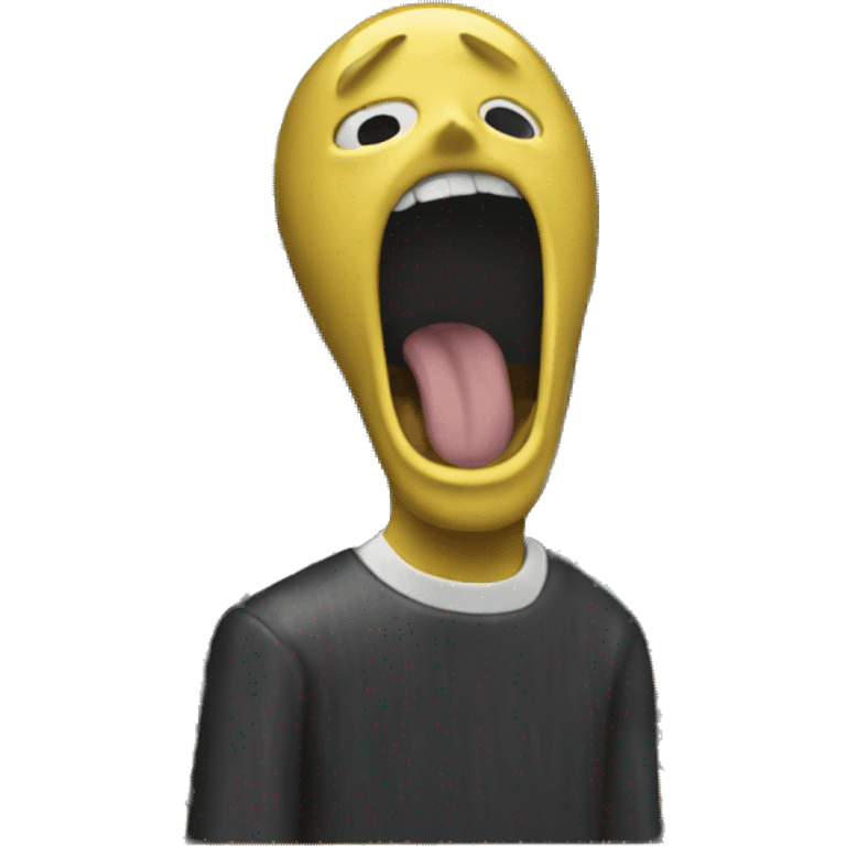 The scream painting  emoji