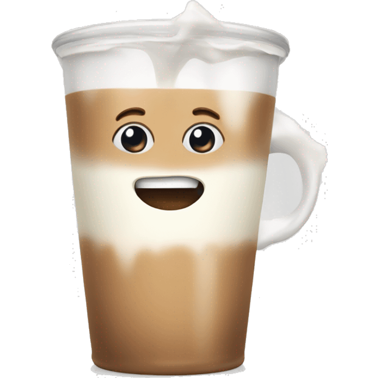 Milk for coffe emoji