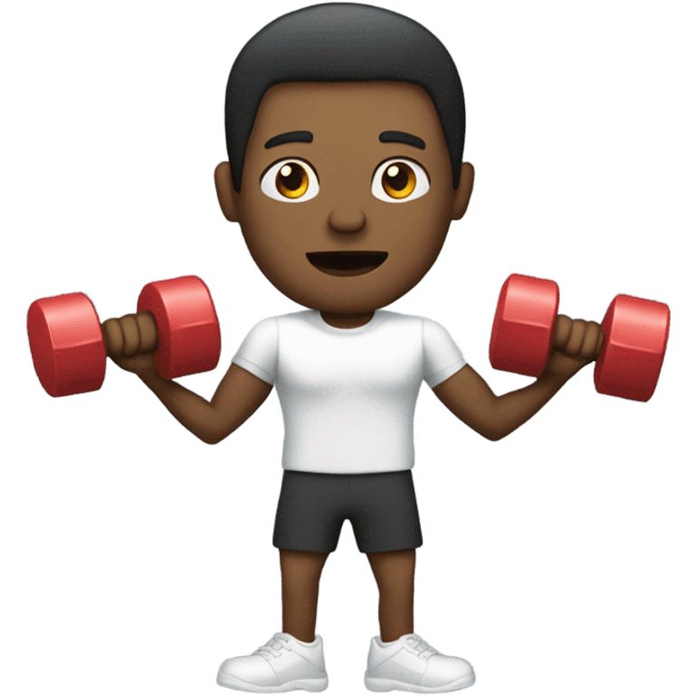 Man with dumbell emoji