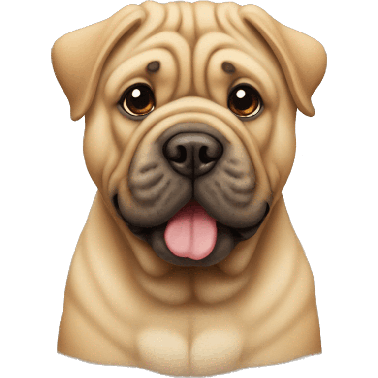 Shar pei pug emoji