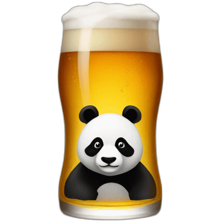 Panda beer emoji