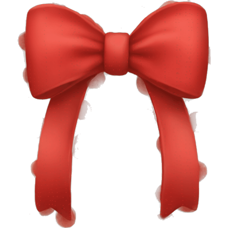 Red bow emoji