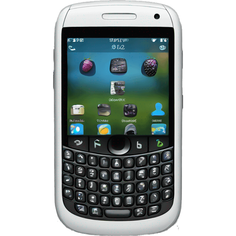 BlackBerry phone emoji