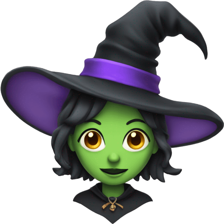 Halloween witch emoji