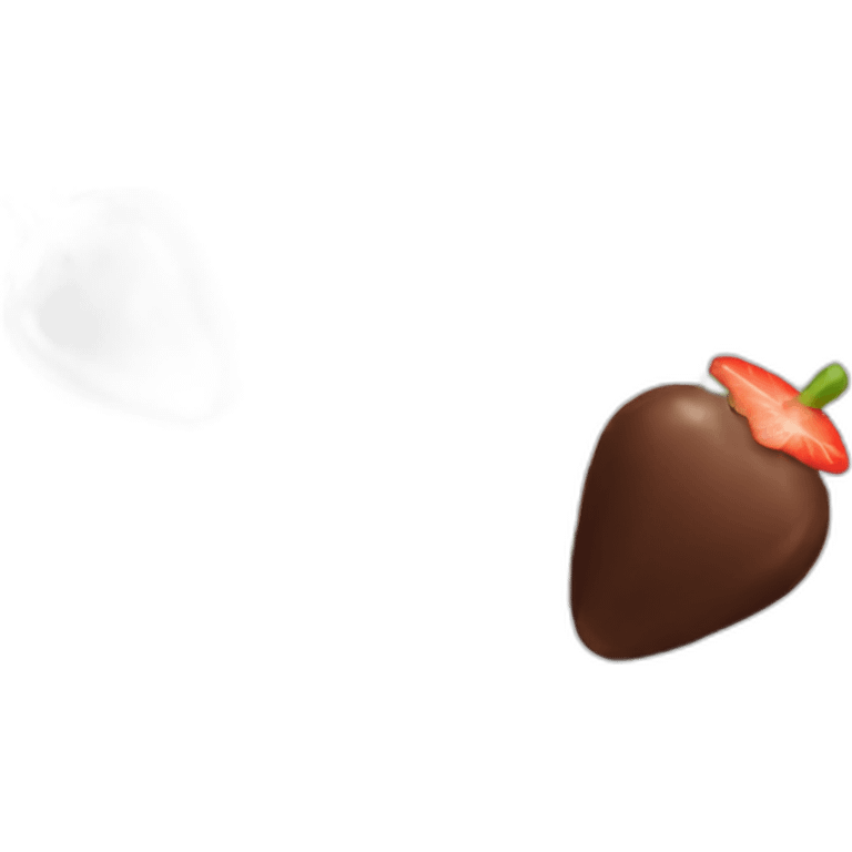 chocolate-strawberry emoji