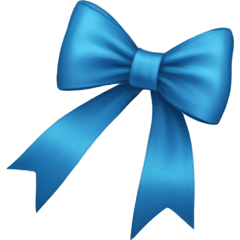 Blue Bow  emoji