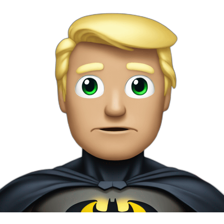 donald trump as batman emoji