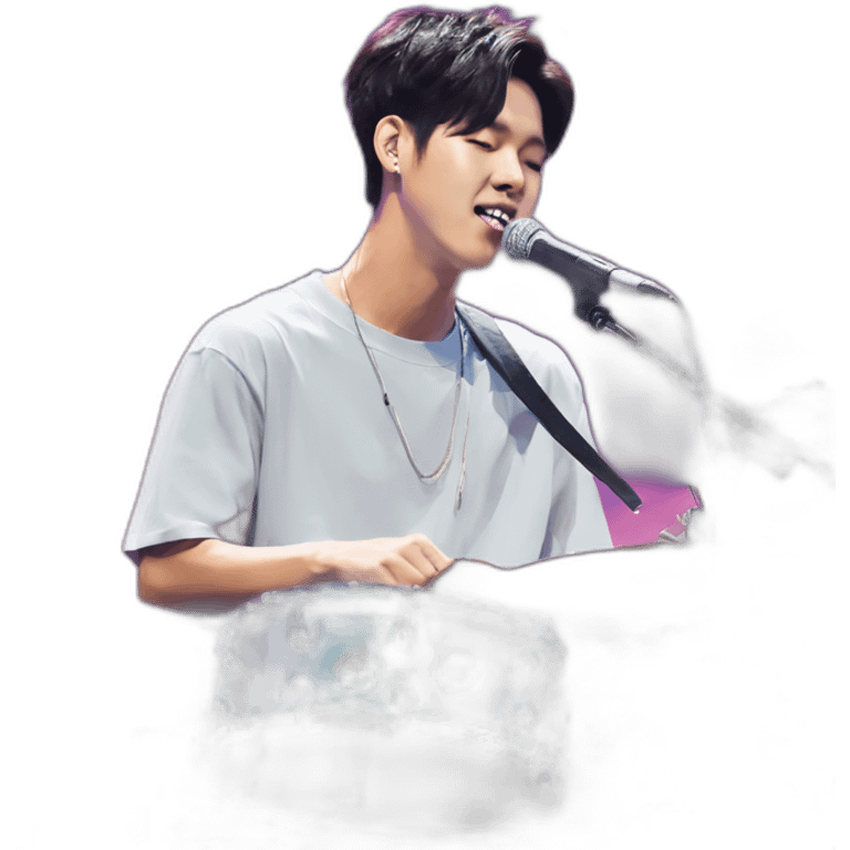 dowoon from day6 while drumming on stage emoji