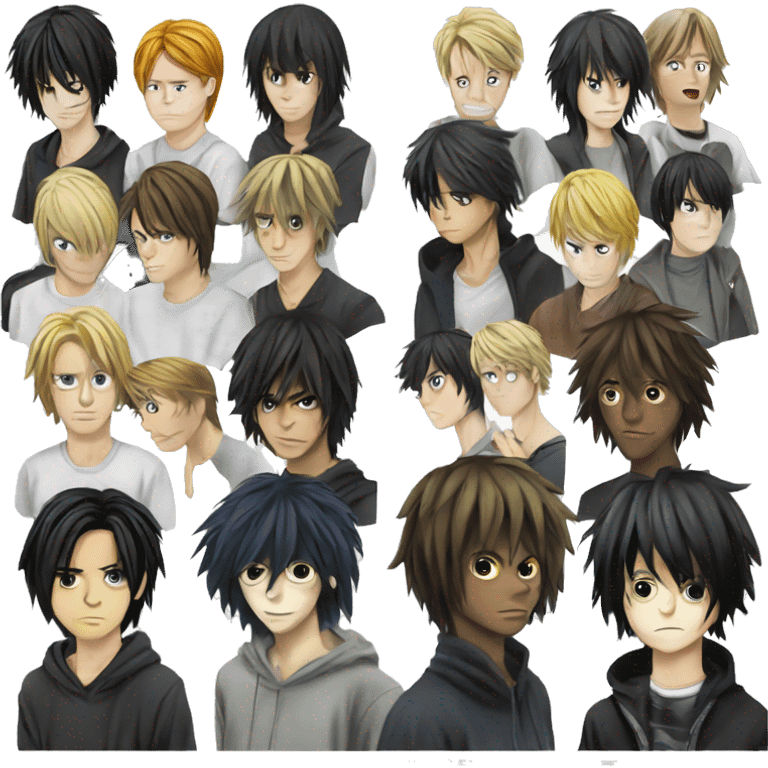 L Lawliet death note emoji