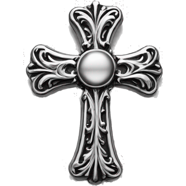 chrome hearts cross emoji