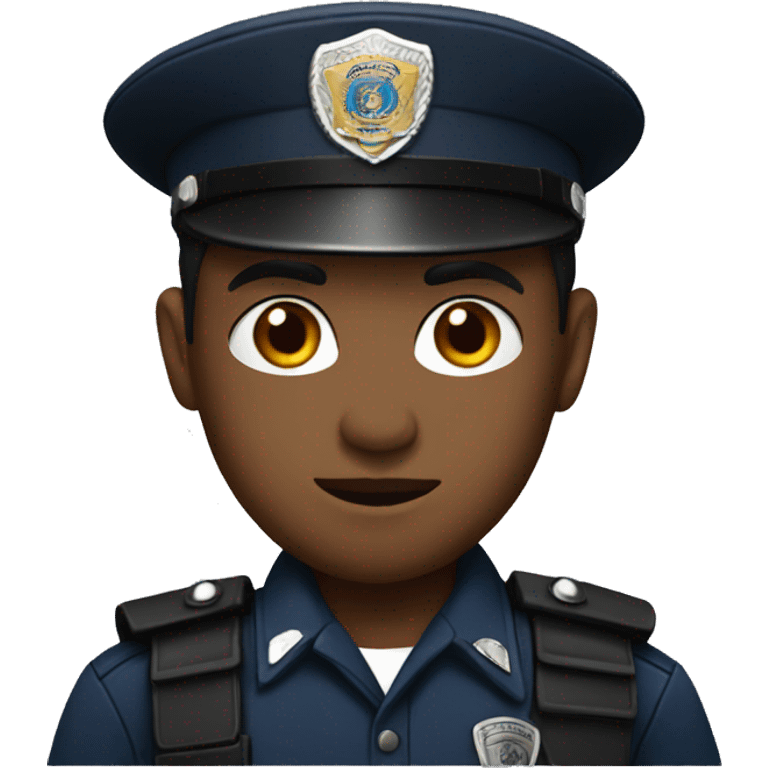 police with black beret  emoji