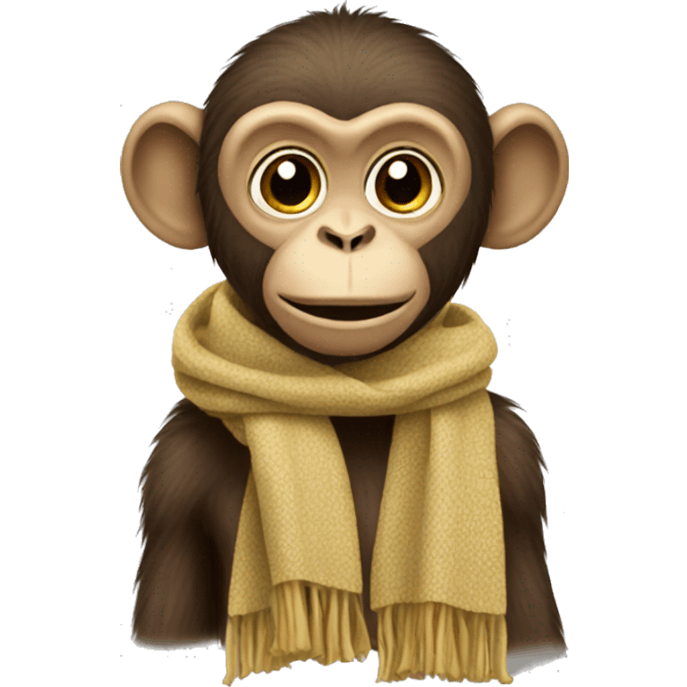 Scarf monkey emoji