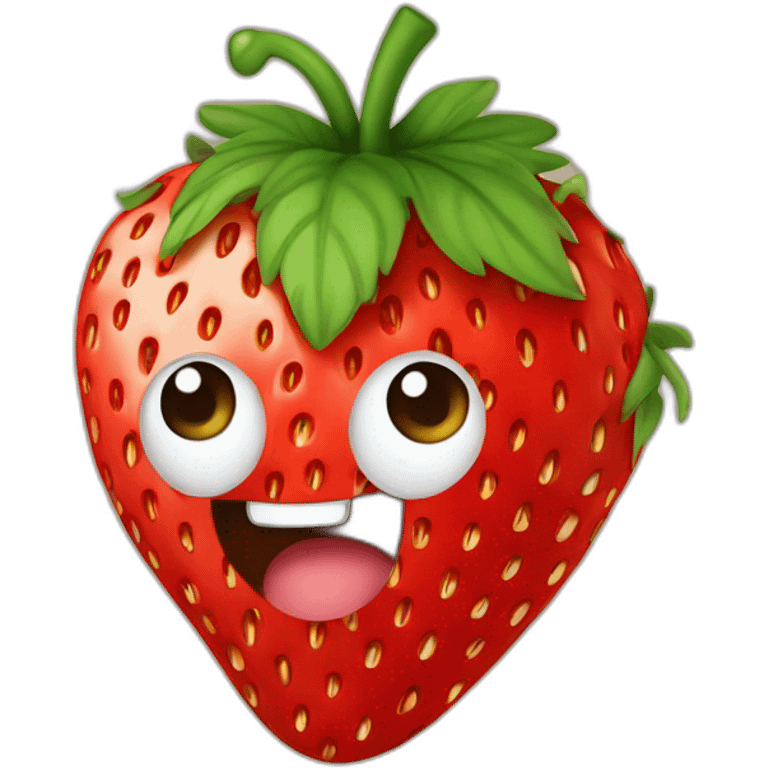 Fraise Franboise mirtille emoji