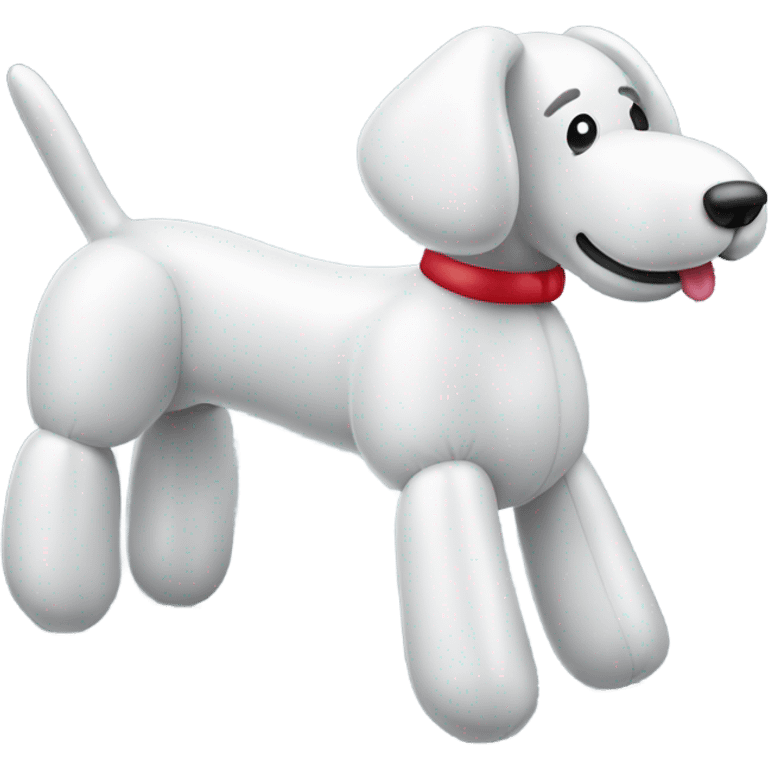 Balloon dog white emoji