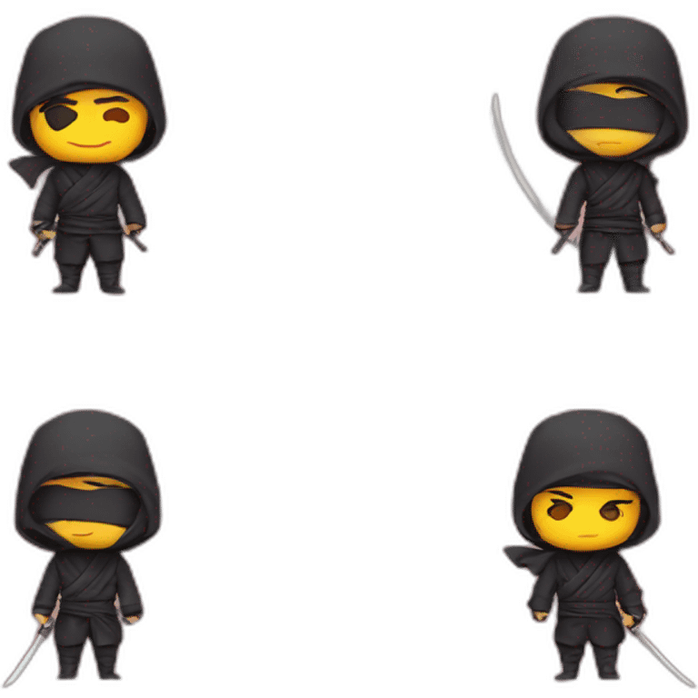 Ninja love  emoji