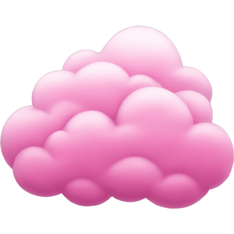 Pink clouds emoji