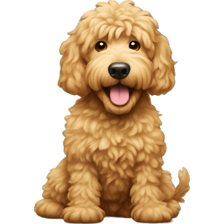 Golden doodle farting  emoji