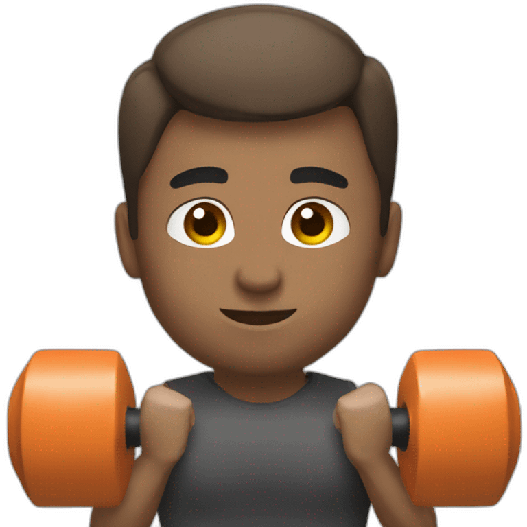 kettlebell lifter emoji