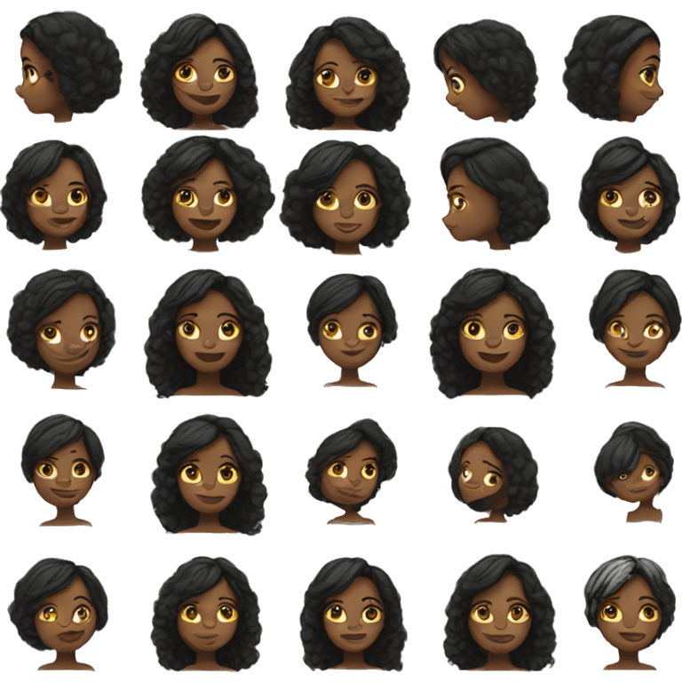 black girl  emoji