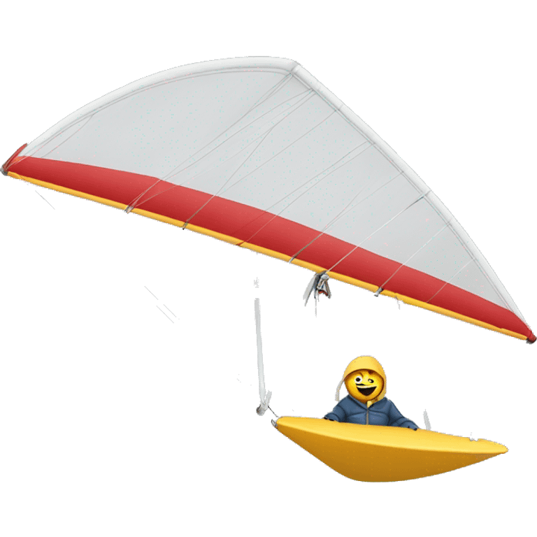 Hang gliding emoji