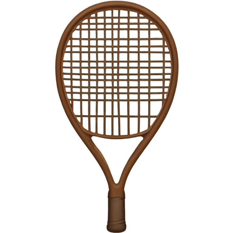 Brown Tennis racket emoji