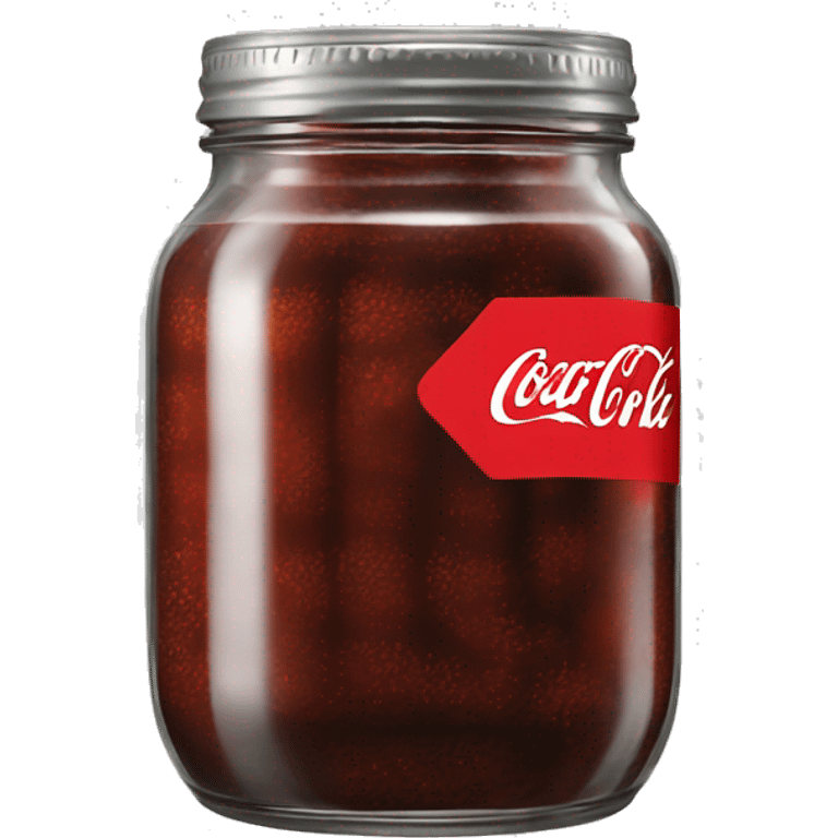 A jar of Coca-Cola emoji