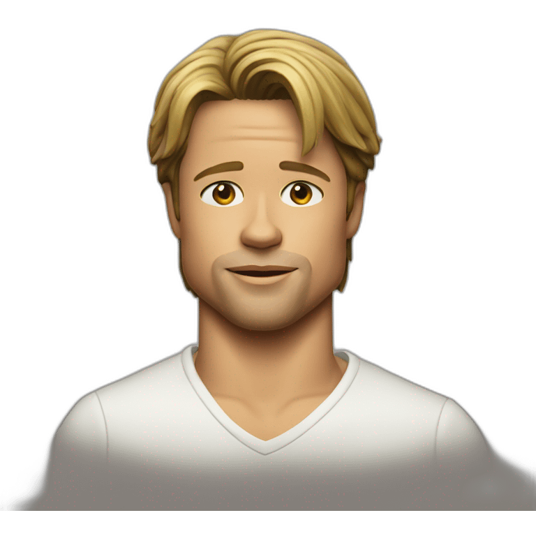 Brad Pitt young emoji