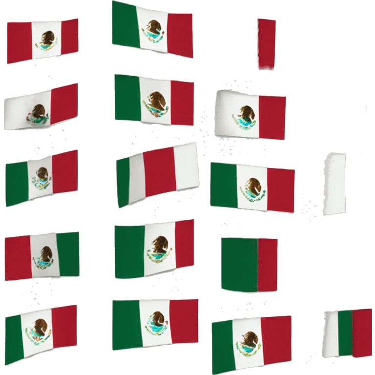 Big grey wall with mexican flag on it emoji