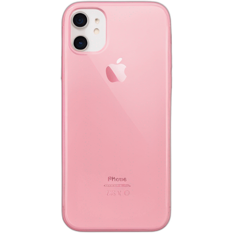 Pink iphone se 2020 emoji