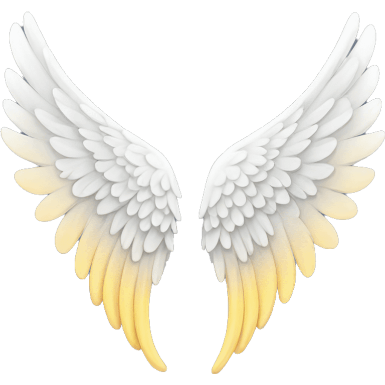 Angel wing emoji