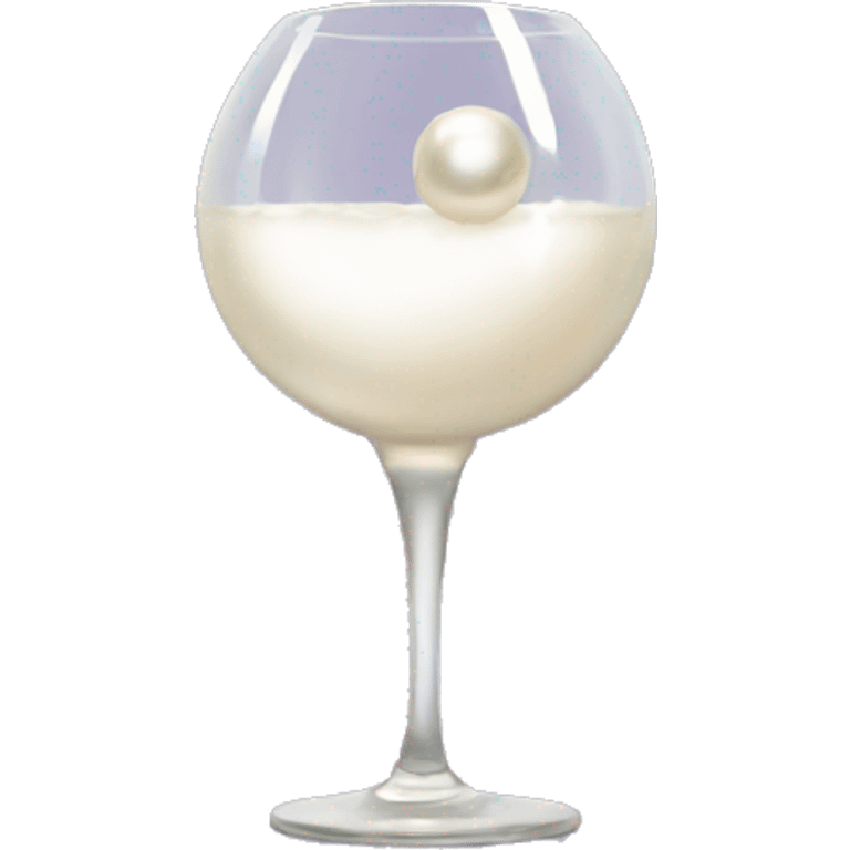 Pearls and prosecco emoji