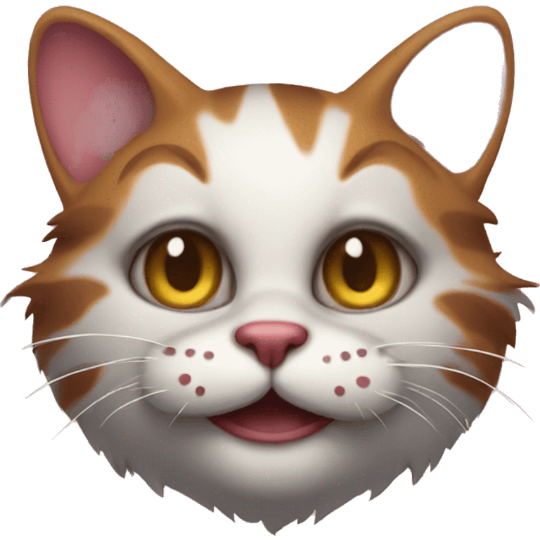 Clown cat emoji