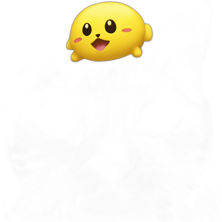 cat on pikachu head emoji