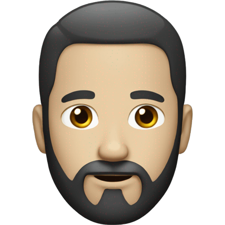 white man with black beard emoji