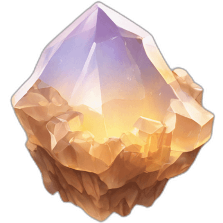 Crystal formation emoji