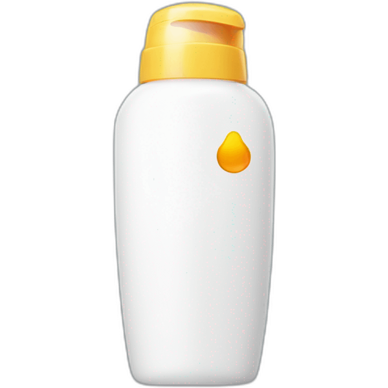 Sunscreen bottle emoji