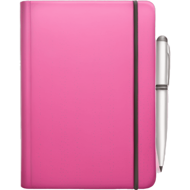 Pink notebook emoji