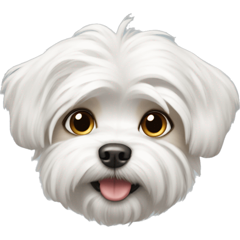 A maltese dog emoji