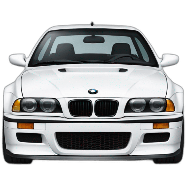 white bmw m3 e36 emoji