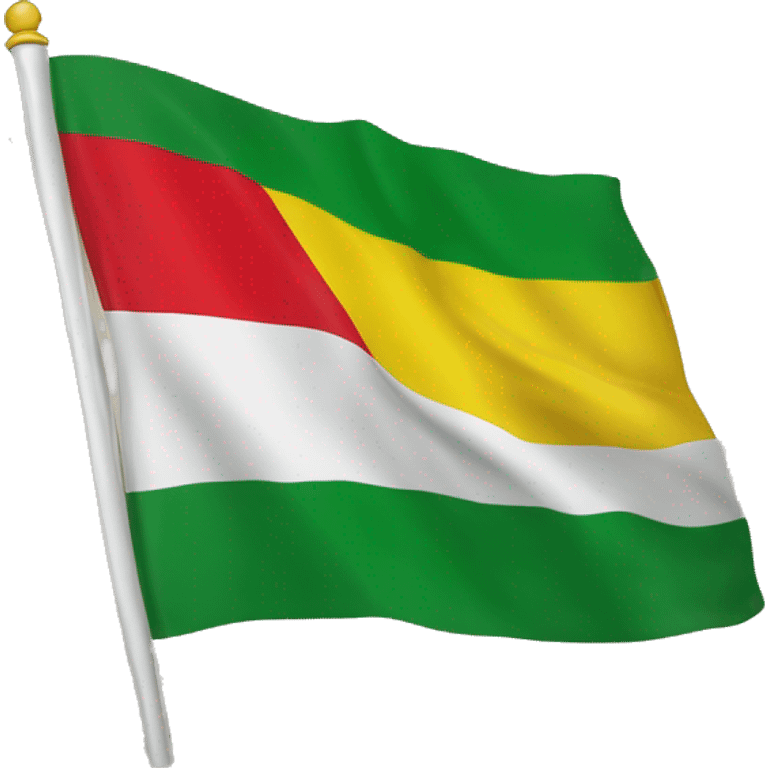 La BANDERA DEL DEPARTAMENTO DEL BENI-BOLIVIA emoji