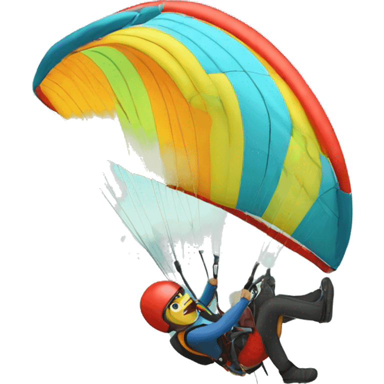 Paragliding emoji